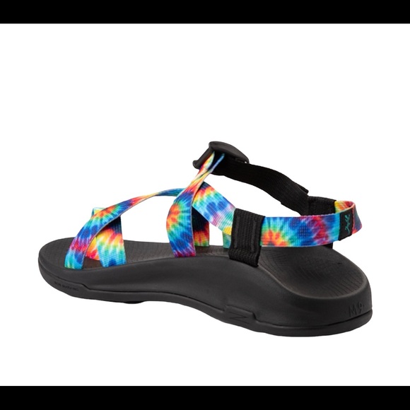 Chaco Z Boulder 2 Sandals Black Tie Dye Walking Hiking New - Picture 3 of 4